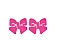 Accesorii sani Eross Dots Bow Roz