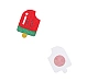 Accesorii sani Eross Watermelon Popsicle Rosu