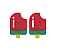 Accesorii sani Eross Watermelon Popsicle Rosu