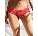 Slip Eross Lace Open Style XS/S Rosu