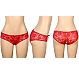 Slip Eross Lace Open Style XS/S Rosu