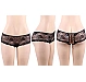 Slip Eross Open Crotch M/L Negru