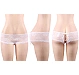 Slip Eross Open Crotch XS/S Alb