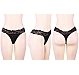 Slip Eross Lace Waist M/L Negru
