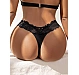 Slip Eross Lace Waist M/L Negru