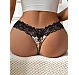 Slip Eross Lace Waist M/L Leopard