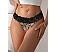 Slip Eross Lace Waist XS/S Leopard