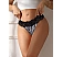 Slip Eross Lace Waist M/L Leo Negru