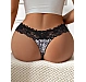 Slip Eross Lace Waist M/L Leo Negru