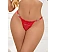 Slip Eross Love Letters Rhinestone M Rosu