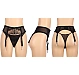 Portjartier Eross Lace Eyelash L Negru