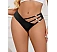 Slip Eross Seamless Rhinestones M Negru