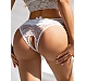 Slip Eross Sexy Lace Crotchless M Alb