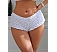 Slip Eross Ruffled Mesh Swimsuit L Alb