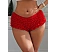 Slip Eross Ruffled Mesh Swimsuit M Rosu