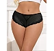 Slip Eross Metal Heart Lace M Negru