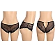 Slip Eross Metal Heart Lace S Negru