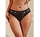 Slip Eross Crotchless Floral Lace S Negru