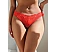 Slip Eross Crotchless Floral Lace M Rosu
