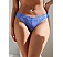 Slip Eross Crotchless Floral Lace S Albastru