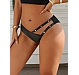 Slip Eross Leather Like with Rivets S Negru