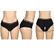 Slip Eross Open Crotch Swimwear S Negru