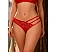 Slip Eross Low Waist Floral Lace M Rosu