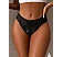 Slip Eross Sheer Open Back M Negru