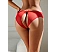 Slip Eross Back Cutout S Rosu