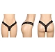 Slip Eross V Shaped Lace S Negru