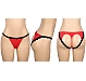 Slip Eross Open Hip L Rosu/Negru