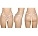 Slip Eross Polka Dots XS/M Alb