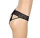 Slip Eross Back Hollow L Negru