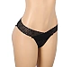 Slip Eross Back Hollow M Negru