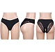 Slip Eross Invisible Crotch S Negru