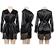 Halat Eross Eyelash Lace Sleepwear XS/S Negru