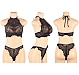 Set Eross Floral Eyelash M/L Negru