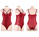 Body Eross Luxury Eyelash Lace M/L Rosu