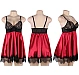 Babydoll Eross Blindfold XS/S Rosu