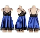 Babydoll Eross Blindfold M/L Albastru