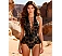 Body Eross Waist Ribbon M/L Negru