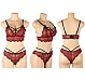 Set Eross Lace Cross Decoration XS/S Rosu