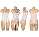 Body Eross Slim Lace M/L Alb