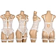 Body Eross Leg Ring M/L Alb