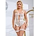Body Eross Leg Ring M/L Alb