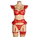 Set Eross Exquisite Waist L Rosu
