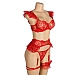 Set Eross Exquisite Waist L Rosu