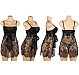 Babydoll Eross Eyelash M Negru