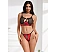 Set Eross Sexy Patchwork Mesh S Rosu