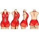 Body Eross Deep Front Cutout L Rosu
